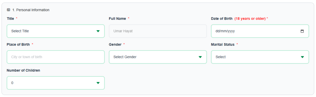 CM Punjab Parwaaz Card Registration Portal